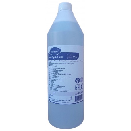 Sprint 200 Detergente Multiuso Biodegrabile per Superfici Dure