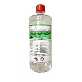 Bottiglia 1 Litro Bioetanolo Biofiamma per Biocamini Prodotto Italiano